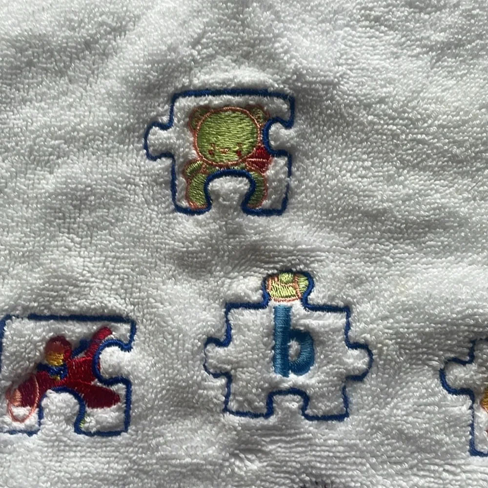 Vintage Akova Alphabet Bath Mat